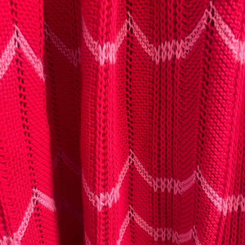 Pomander Place Red Crochet Trim Devon Dress - Picture 4 of 4